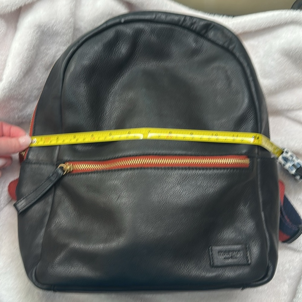 Margot Black and Red Backpack with Classic Design - Picture 8 of 9